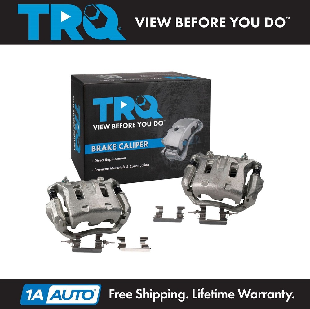 TRQ Front Brake Caliper Set Fits 2008-2012 Nissan Pathfinder