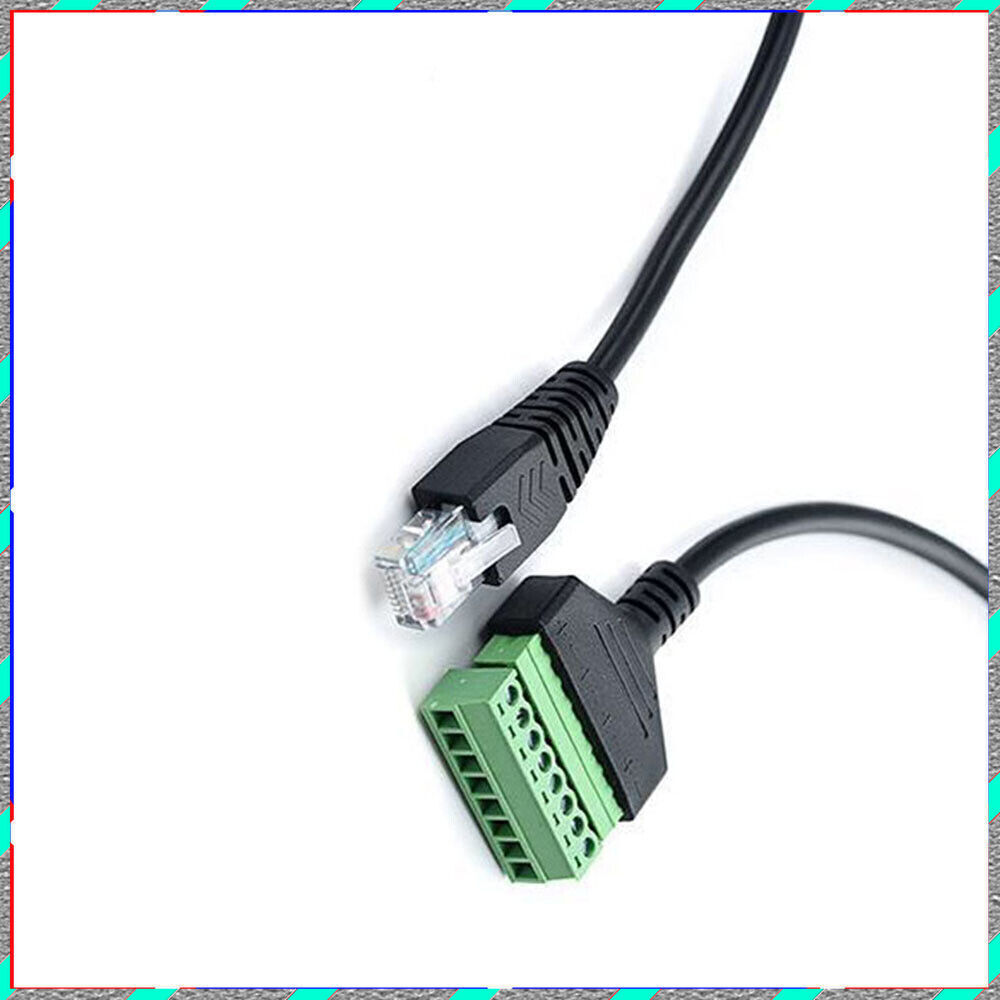 Solderless belt screws can be fixed terminal RJ45 network cable extension cable
