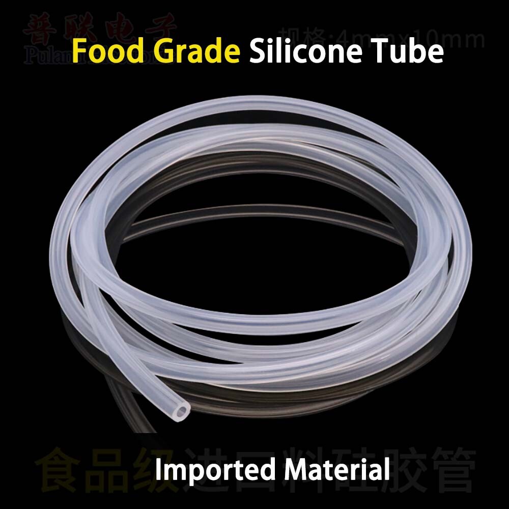 Transparent Silicone Rubber Tubing Hose Medical Food Grade ID from 0.5mm to 60mm