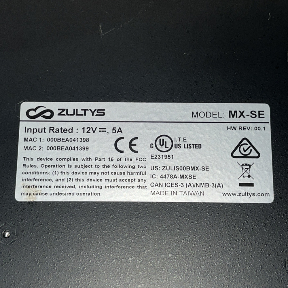 ZULTYS MX-SE UNIFIED COMMUNICATIONS