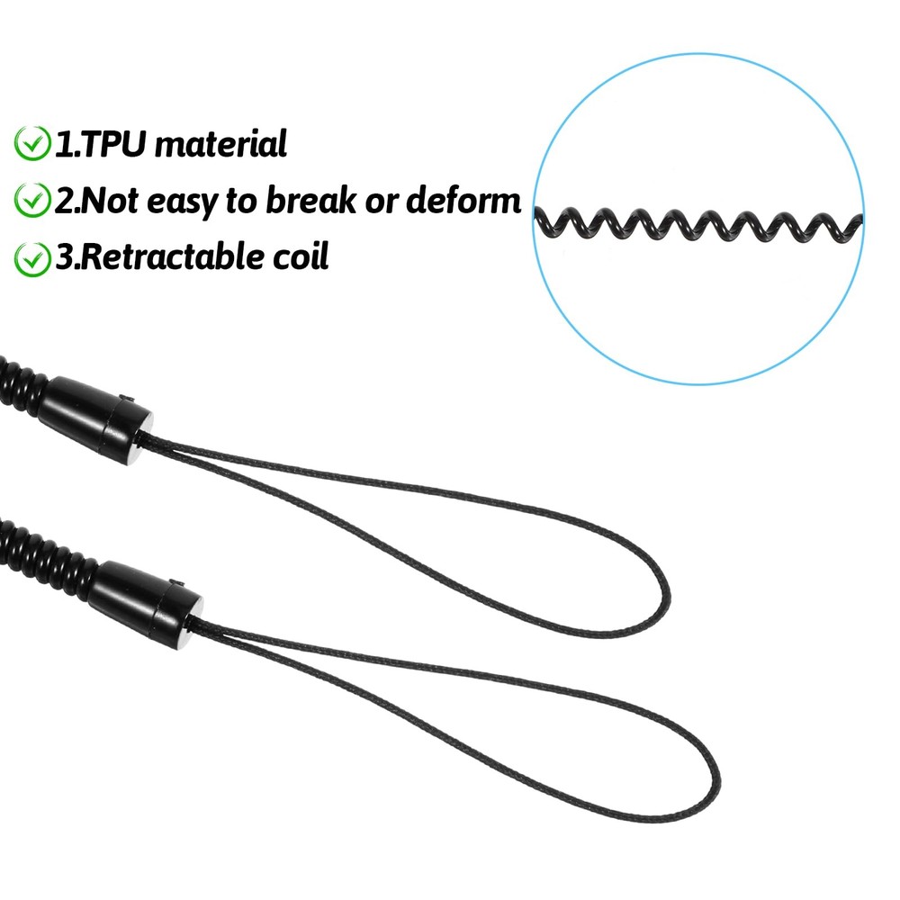 Mabor 4Pcs Pen Leash, Stylus Pen Tether, Plastic Elastic Tether Lanyard for T...