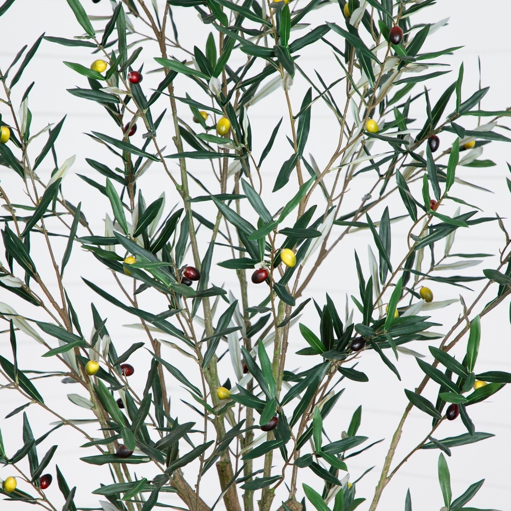 7' Artificial Greco Olive Tree Home Decor. Retail $329