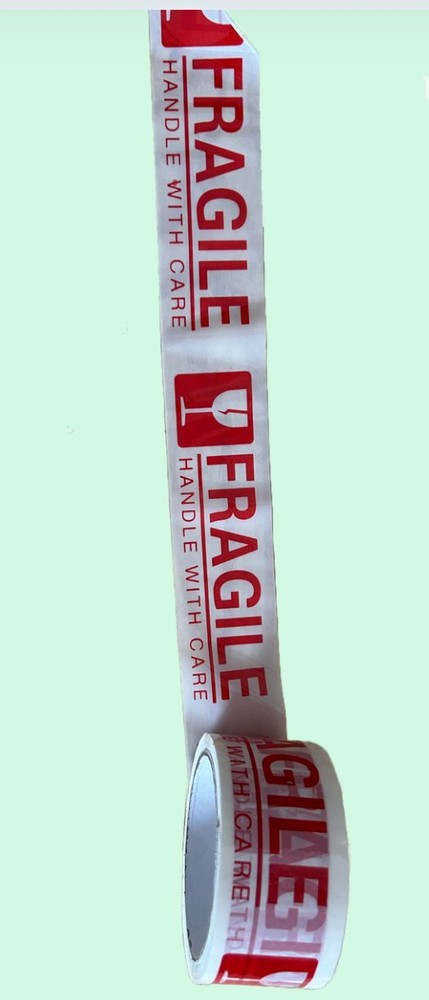 "FRAGILE" packing tape