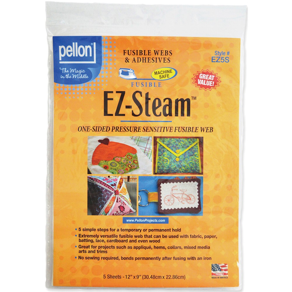 Pellon EZ5S EZ-Steam-12"X9" 5/Pkg