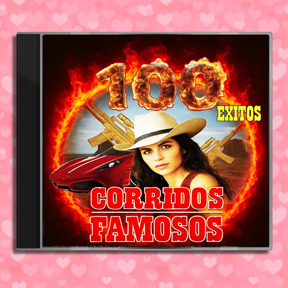 102#  CORRIDOS FAMOSOS   mp3 cd con  100 exitos