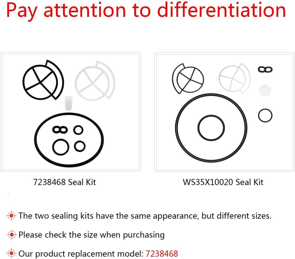7238468 Water Softener Seal Kit