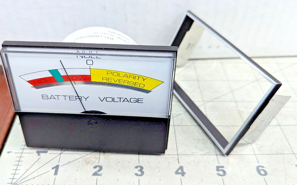 Battery Level Meter / Ammeter Aviation Weighing Scale A/S 37M-1 Type C-1 [RSOF]