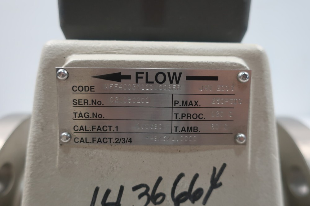 Abb MFE40037110J008ER Magnetic Flow Meter 1-1/2in
