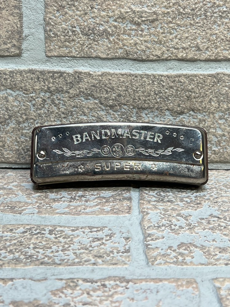 BANDMASTER SUPER Curved Harmonica "C" Made in GDR