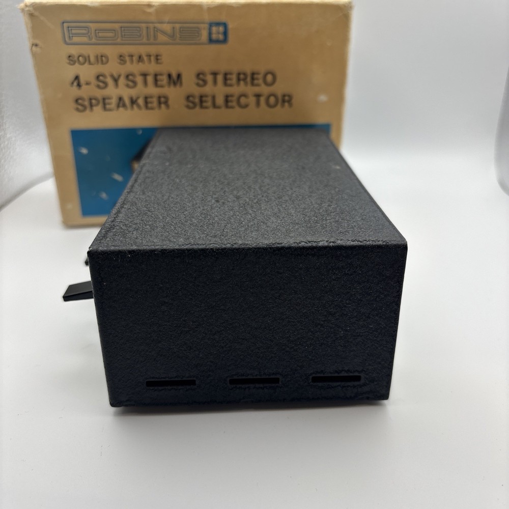 Vintage Robins 47-500 Solid State 4-System Stereo Speaker Selector Switch READ