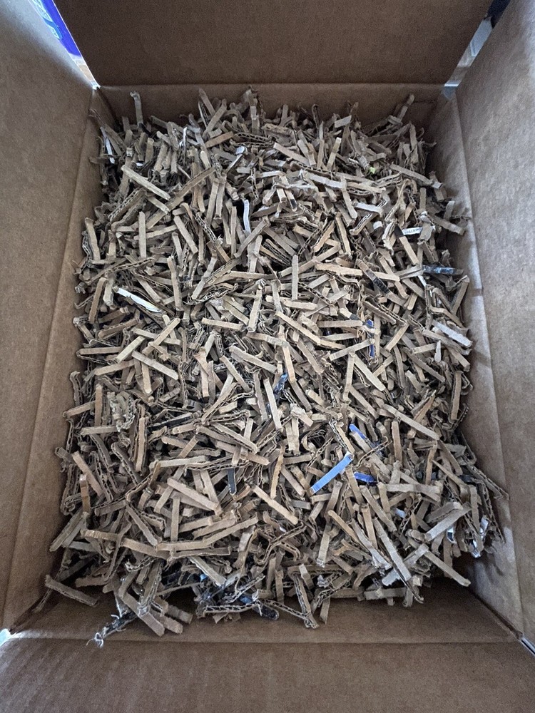 Shredded Micro Cut Cardboard 5lb Vermicompost Void Fill Eco Friendly Compostable