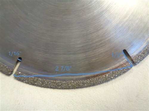 DIAMOND WHEEL GRINDING DISC 6"