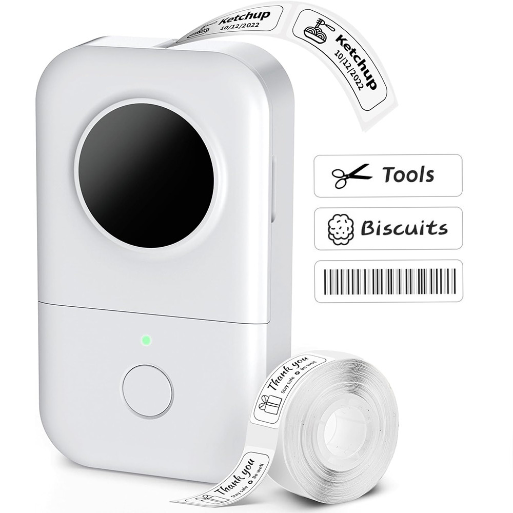 Label Maker Machine with Tape NIIMBOT Label Maker D30 Mini Portable Bluetooth