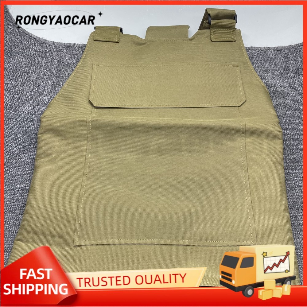 Armor Tactical Jacket Body Bulletproof Vest Front Back Plates Guard Security Kit