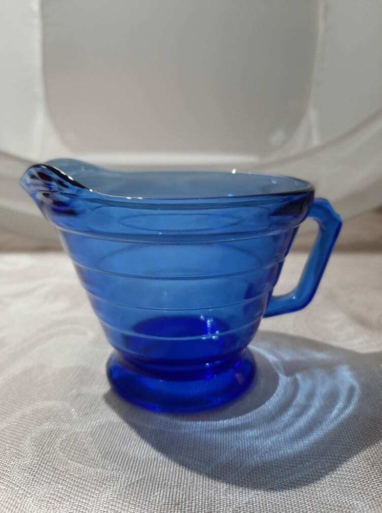 Hazel Atlas MODERNTONE COBALT BLUE *CREAMER*