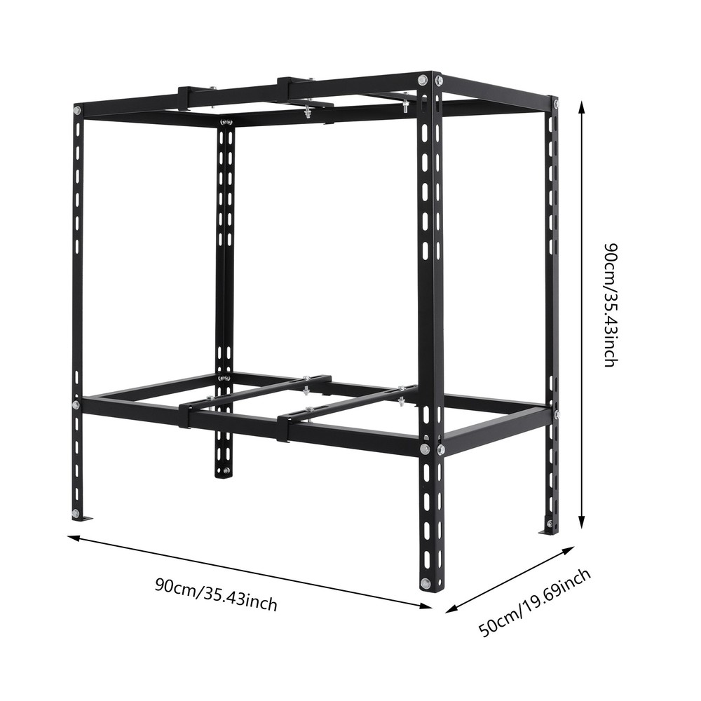 Air Conditioner Unit Support Bracket Black Stand Bracket Split Ground Bracket US