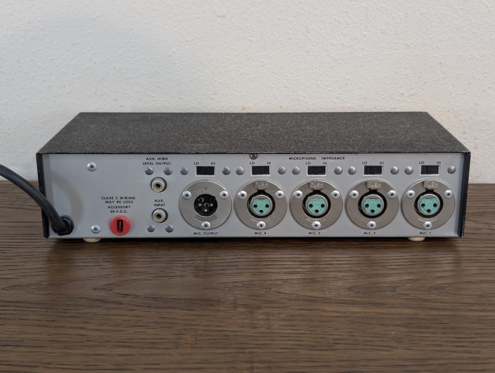 Vintage Shure Microphone Mixer M68FC