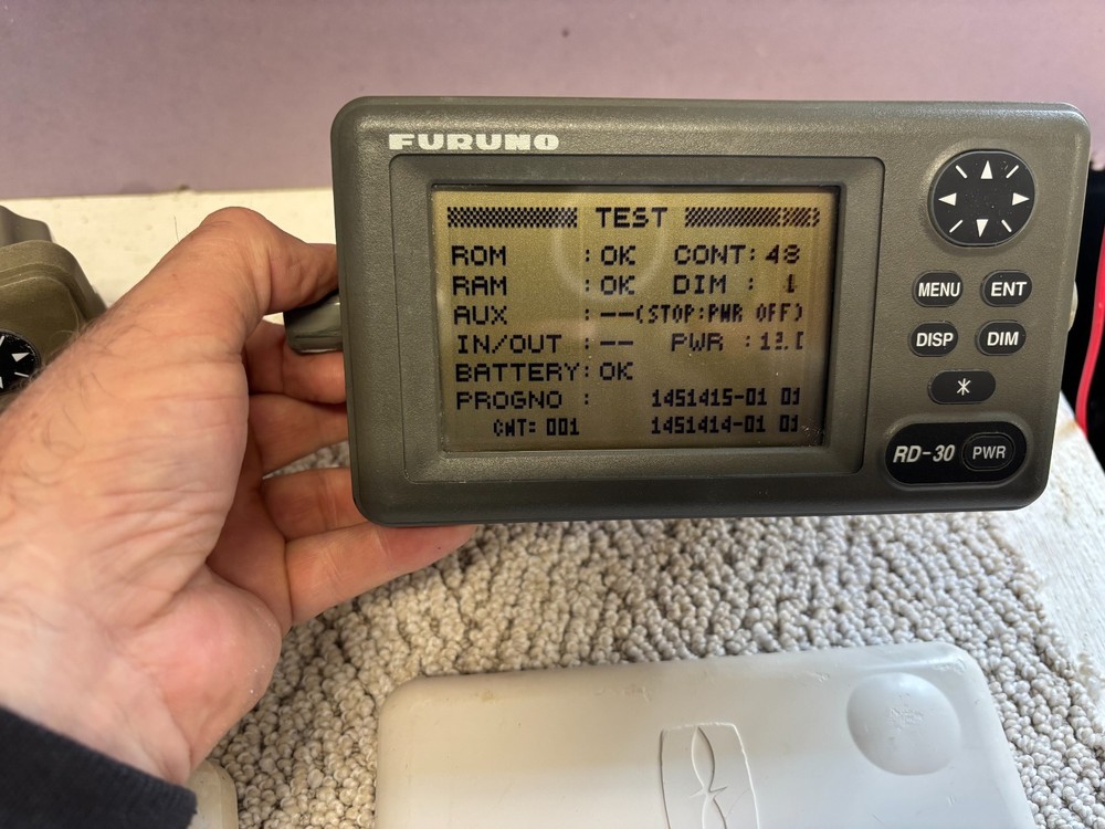 2-Furuno RD-30 Remote Multi Function Display.