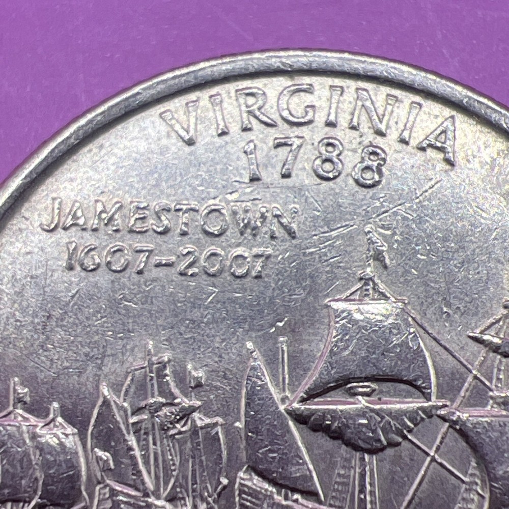 Rare 2000 Virginia Quarter (P)