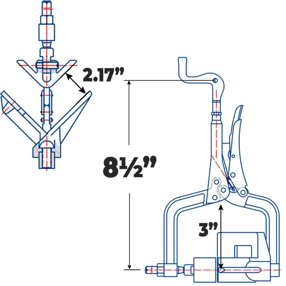 Tools Jointmaster 90 Degree Angle Clamping Tool Throat Depth 3" Max Capacity 1