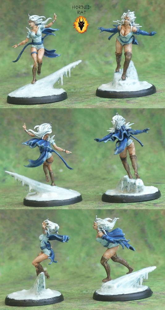Malifaux Arcanist December Crew, 8 models, painted