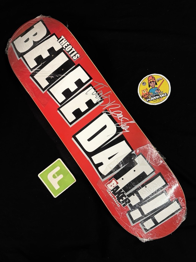 RARE SIGNED Theotis Beasley Belee Dat Baker Skateboard Deck Pro Model AUTOGRAPH