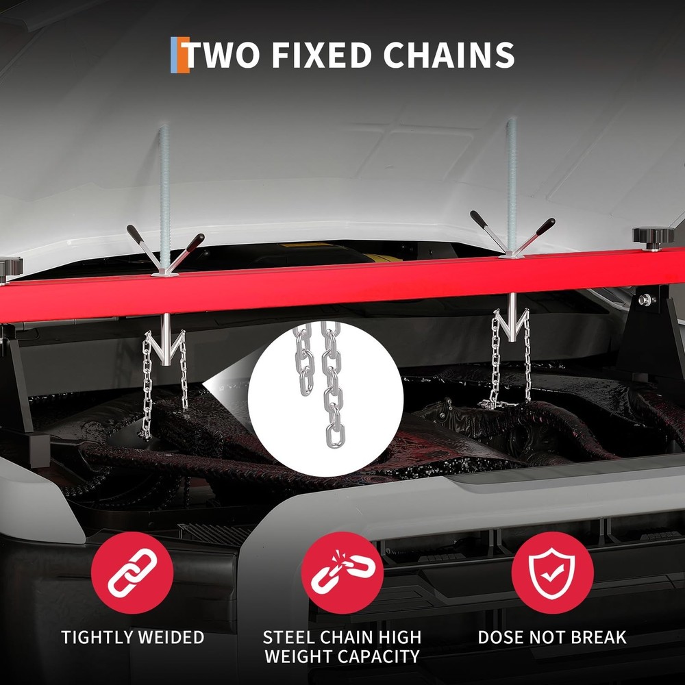 Engine Support Bar 1100 LBS Motor Transverse Bar Engine Load Leveler