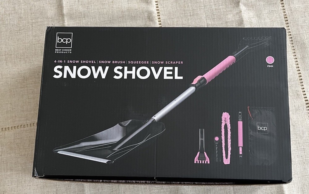 39" Extendable Snow Brush Ice Scraper Squeegee Car Winter Kit, New