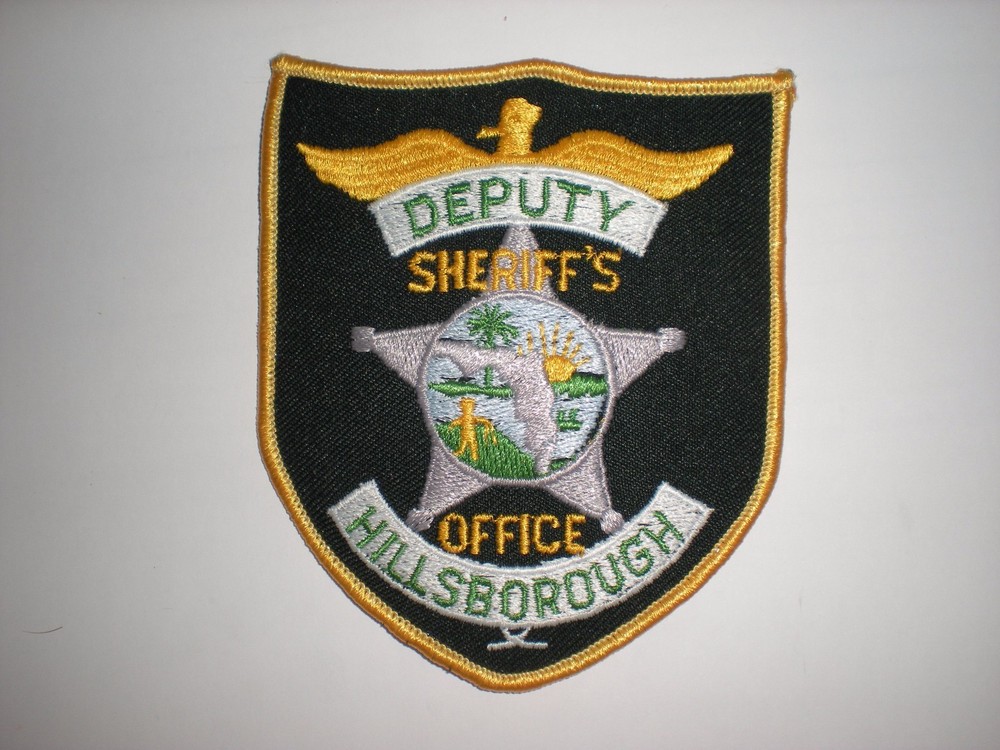 HILLSBOROUGH COUNTY, FLORIDA SHERIFF'S DEPARTMENT PATCH.