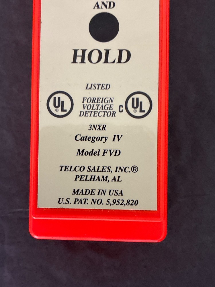 Telco sales inc.foreign voltage detector