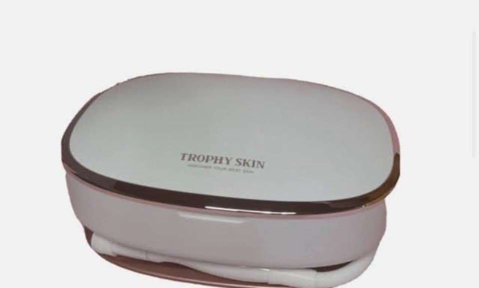 Trophy Skin UltradermMD Multi-Function Machine LED LCD Mirror Timer USB White