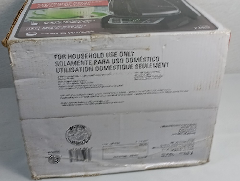 12 Cup Coffee Programable Coffeemaker BLACK+DECKER CM1160B Black Digital Control