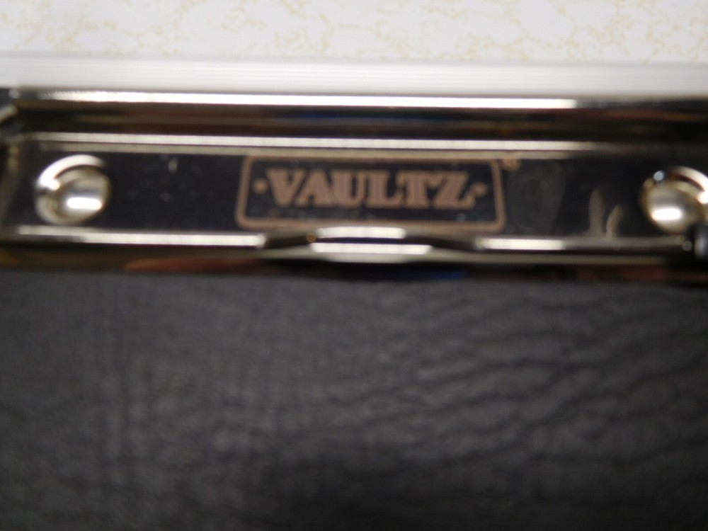 Vaultz Clipboard/Locking Case Black with Stainless Steel