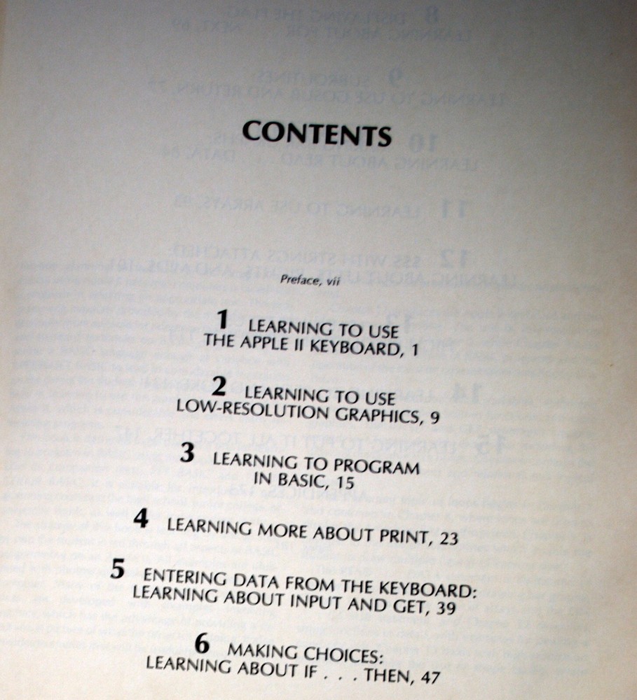 Apple Basic Programming