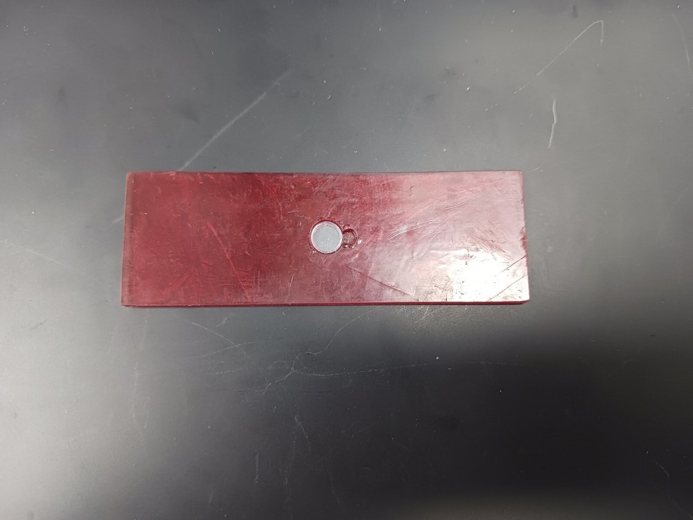 6mm Salt Crystal FTIR Microscope Slide Holder