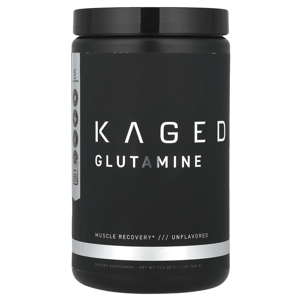 Glutamine, Unflavored, 17.6 oz (500 g)