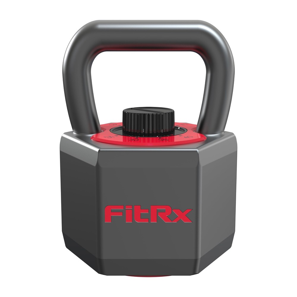 SmartStack Adjustable Kettlebell 25-40 lbs with Wide Handle for Home Workouts
