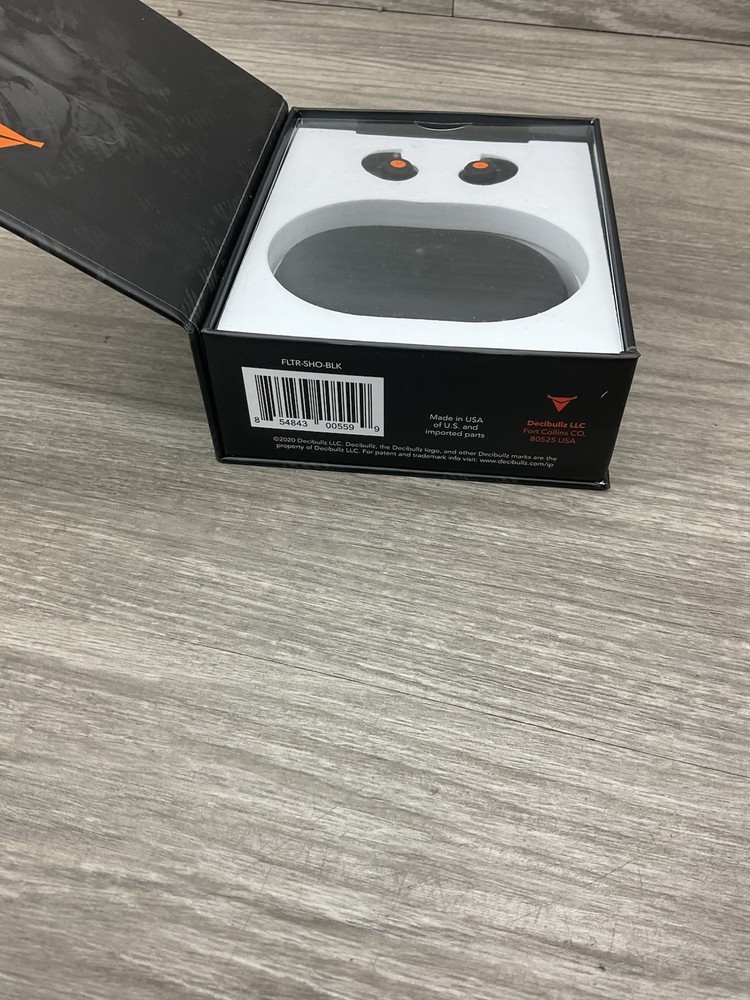 DECIBULLZ CUSTOM MOLDED PERCUSSIVE SHOOTING FILTERS