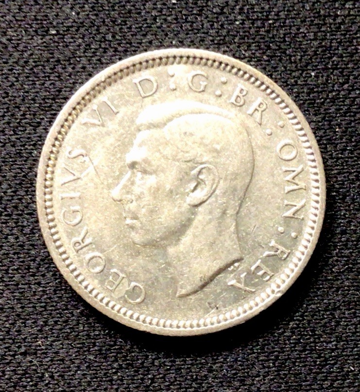 1939 British Silver! 6 Pence! ENN Coins