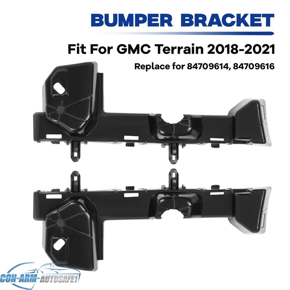 2X Front Bumper Bracket LH & RH Mount Support Bracket For GMC Terrain 2018-2021