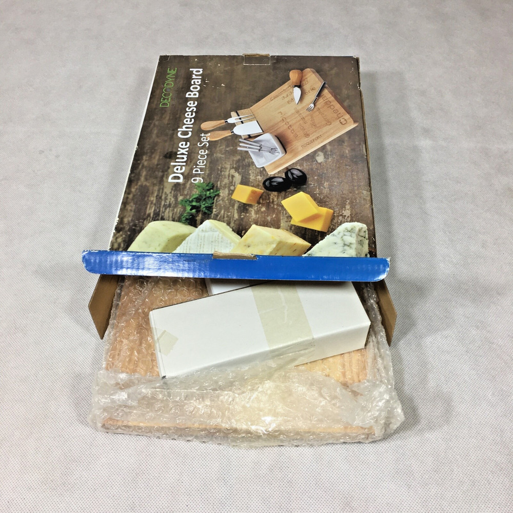 Decodyne Deluxe Cheese Board 9-Piece Set
