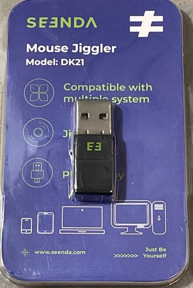 Mouse Jiggler Undetectable Mouse Mover USB SEENDA DK21