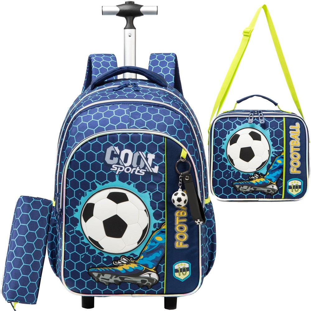 Rolling Backpack for School Backpack with Wheels Kids Backpack for Boys Eleme...