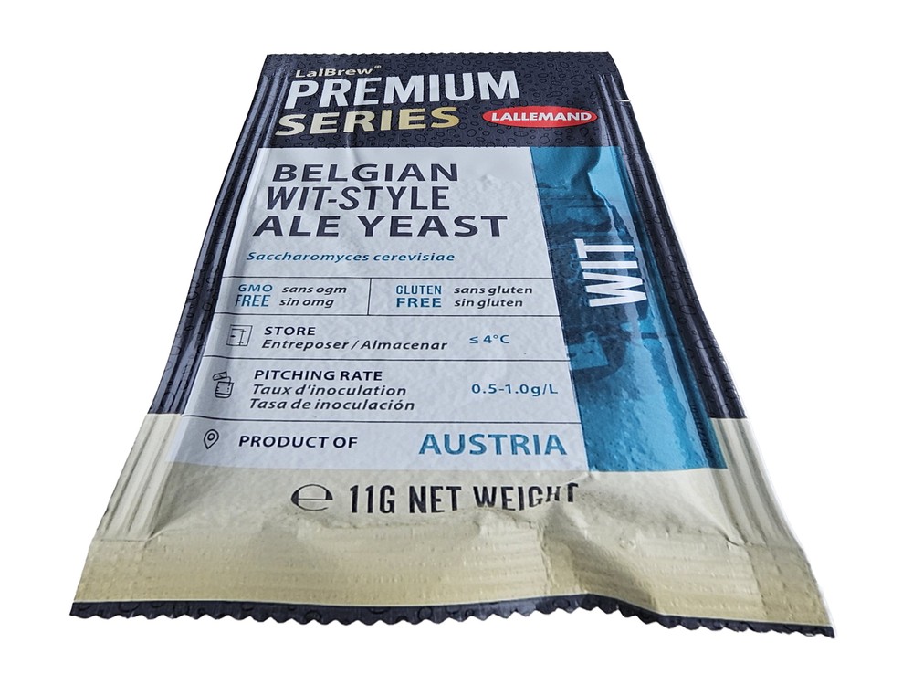 Lallemand LalBrew Wit™ Belgian Wit-Style Ale Yeast 11g Pack