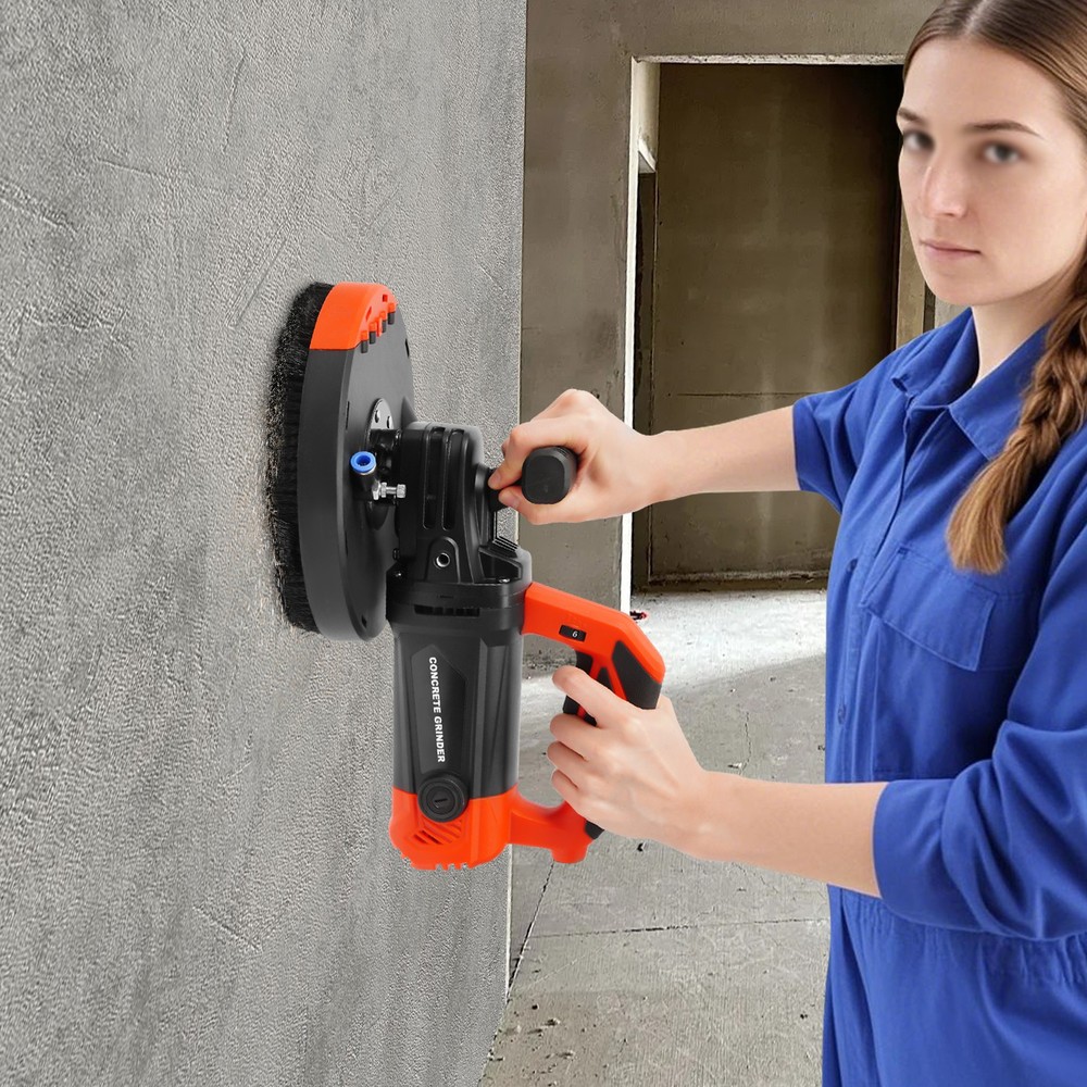 Angle Grinder Floor Grinding Machine w/Dust Shroud Concrete Surface Grinder