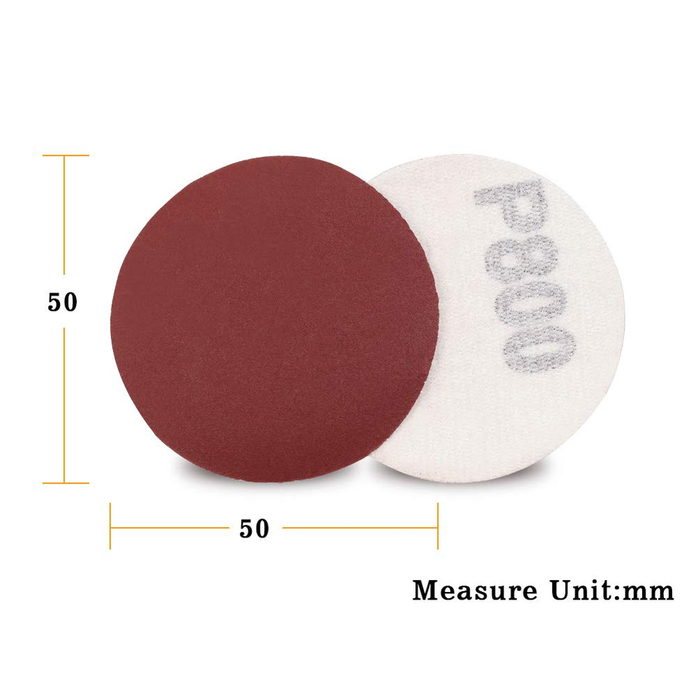 Sander Disc 100Pc Sanding Hook and Loop Sandpaper 800 Grit Sanding Discs 2 Inch