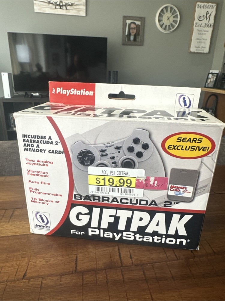 NEW Barracuda 2 giftpak for playstation (includes controller & memory card) NOS