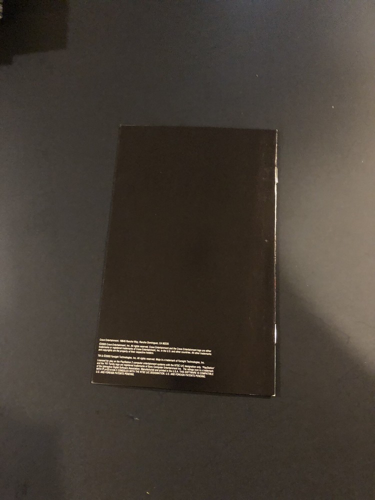 Mojo ps2 Manual Only