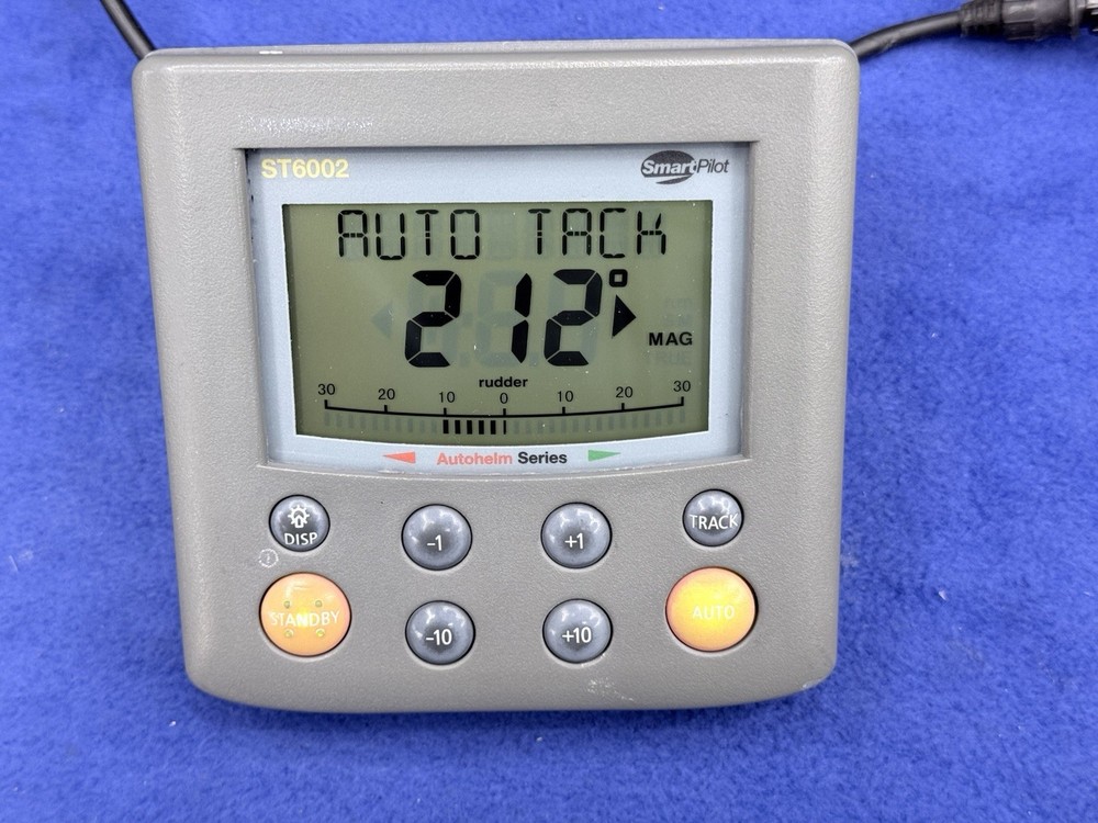 Raymarine ST6002 FLUSH MOUNT Auto Pilot Control Head Display - NEW LCD SCREEN!