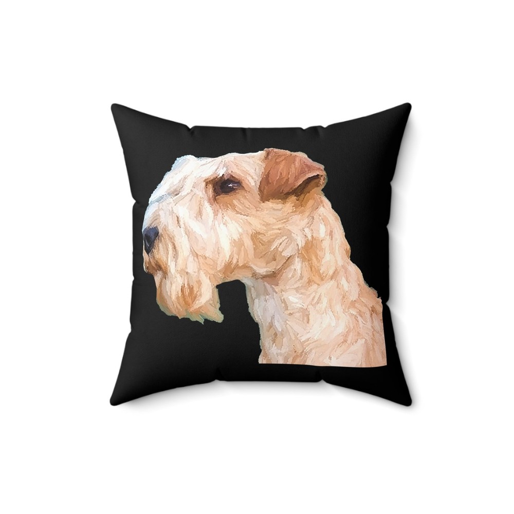 Lakeland Terrier Spun Polyester Throw Pillow